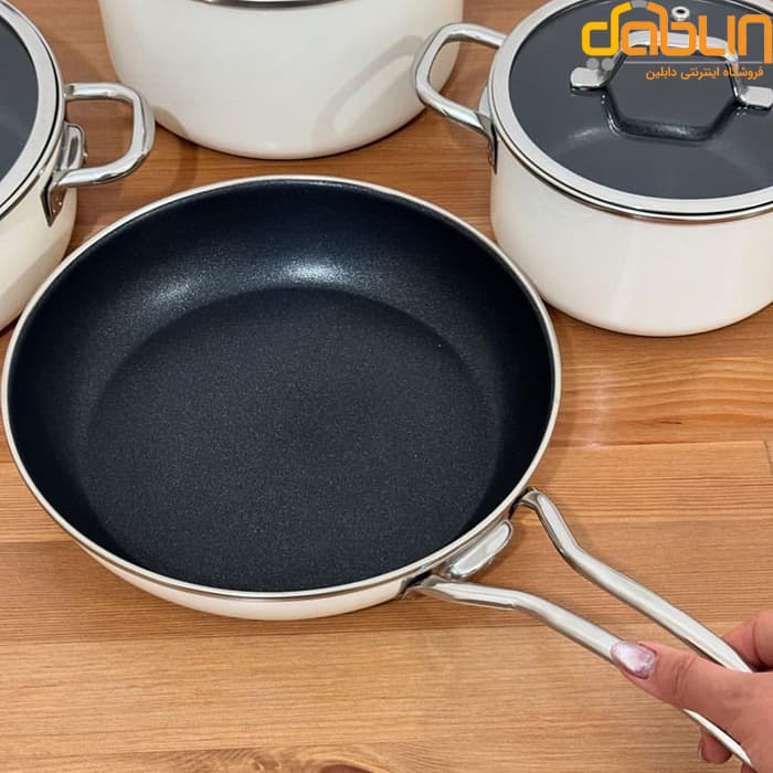 سرویس قابلمه 7 پارچه مادام کوکو Titanium Professional — تصویر ۷