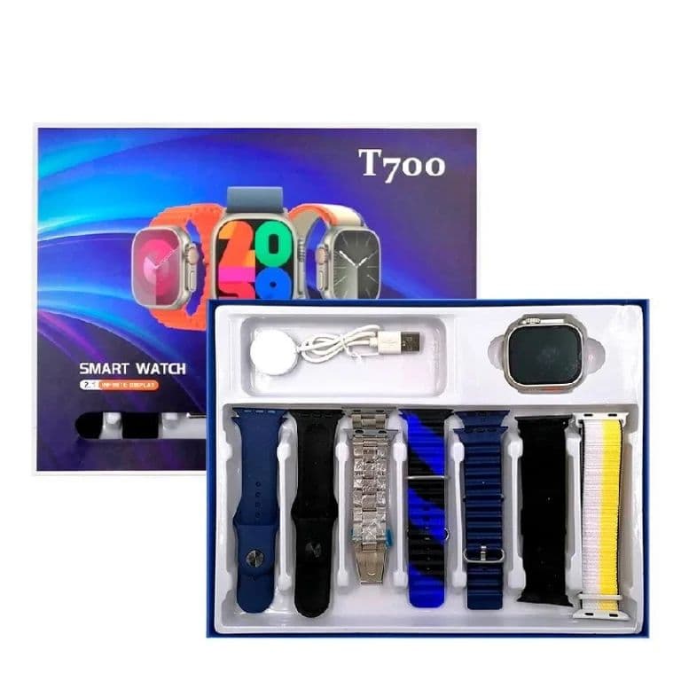 ساعت هوشمند اپل مدل T700 با ۷ بند — تصویر ۵