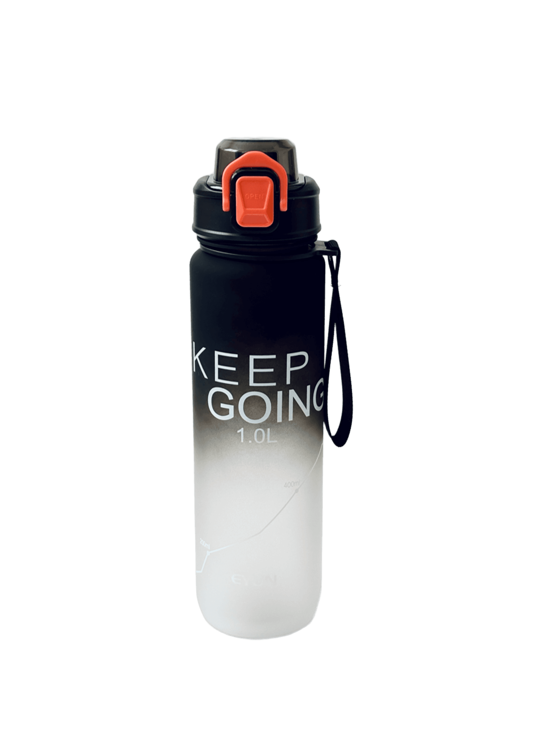 قمقمه و شیکر اسپرت Keep Going گردینت برند EYUN رنگ مشکی سفید