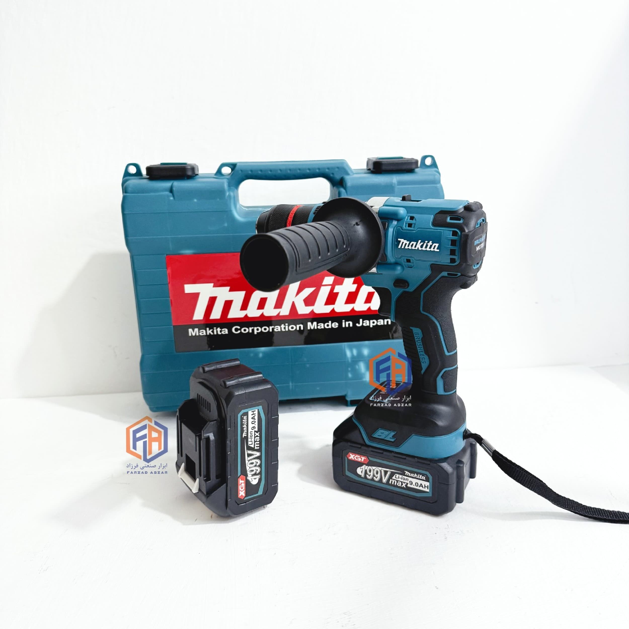 دریل شارژی صنعتی ماکیتا 199 ولت مدل UDD-121 — تصویر ۳