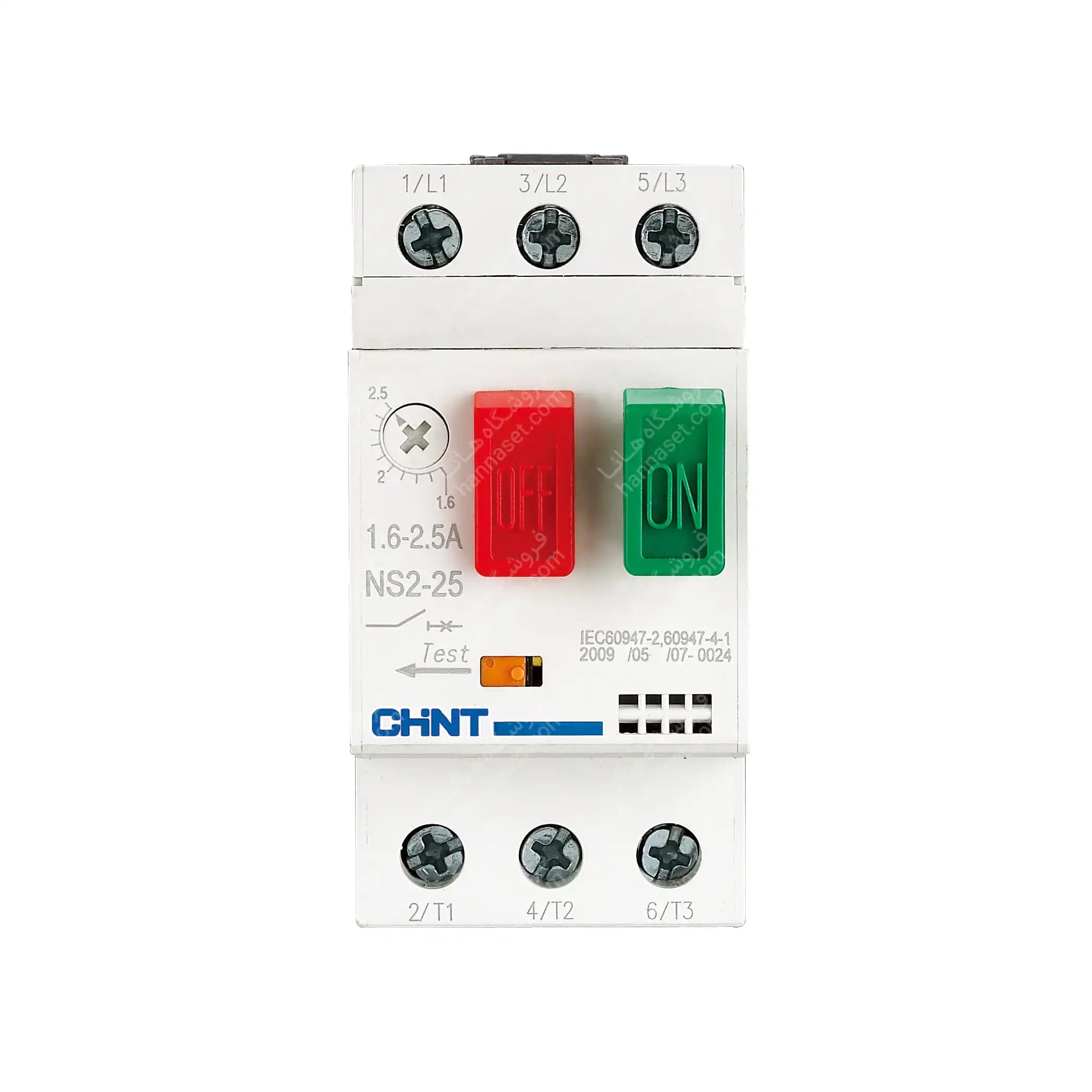 کلید حرارتی (محافظ موتور) MPCB مدل NS2-80B 56:80 چینت — تصویر ۲