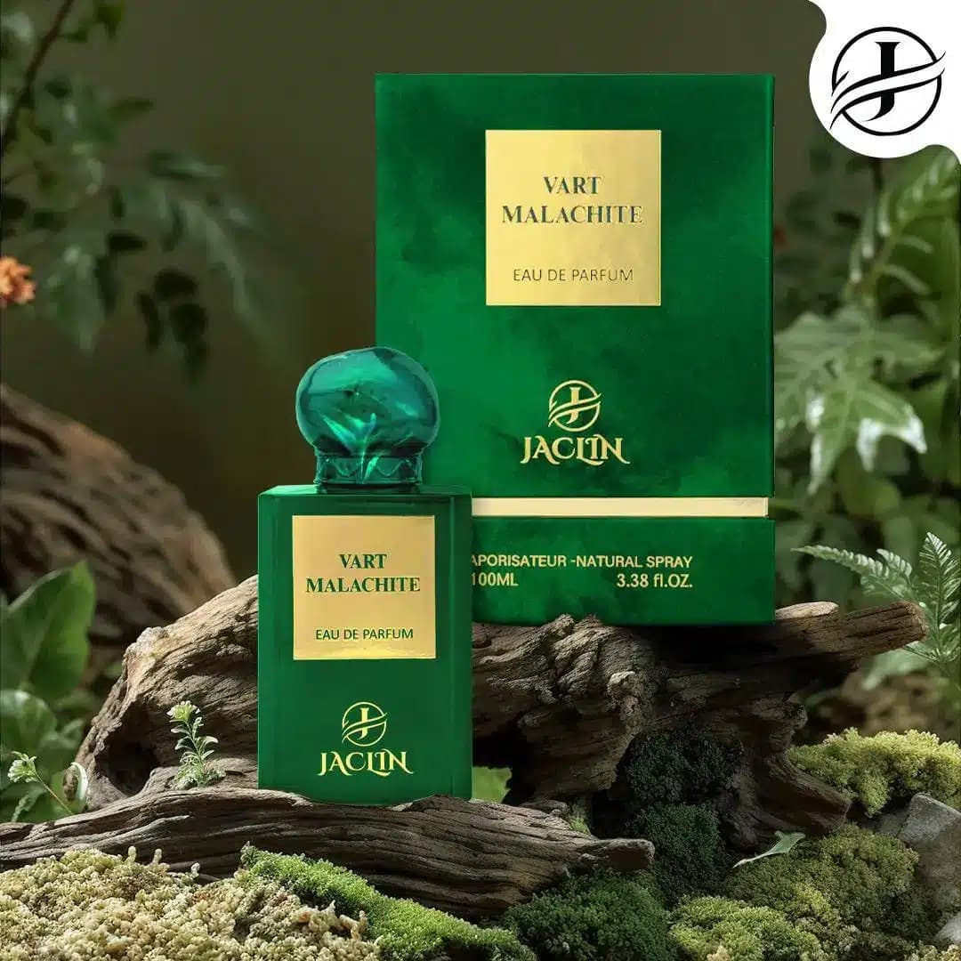 ادکلن ورت مالاکایت ژاکلین 100 میل | عطر یونیسکس با رایحه چوبی و لوکس مشابه پرایو ورت مالاکایت جیورجیو آرمانی