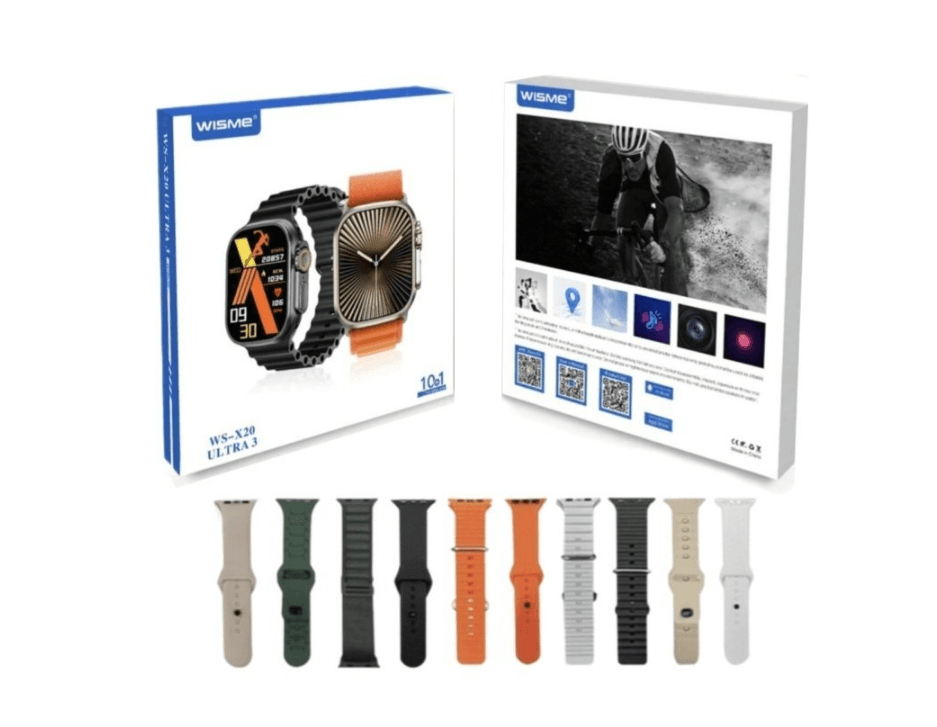 ساعت هوشمند ویسمی مدل WS-X20 Ultra 3 با ۱۰ بند متنوع