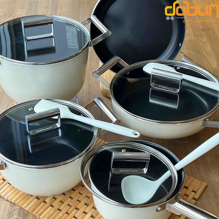 سرویس قابلمه 9 پارچه پینک مور مدل gourmet — تصویر ۲