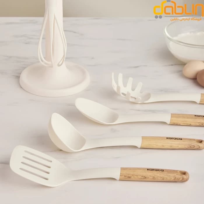 سرویس کفگیر ملاقه 6 پارچه کاراجا مدل melly — تصویر ۵