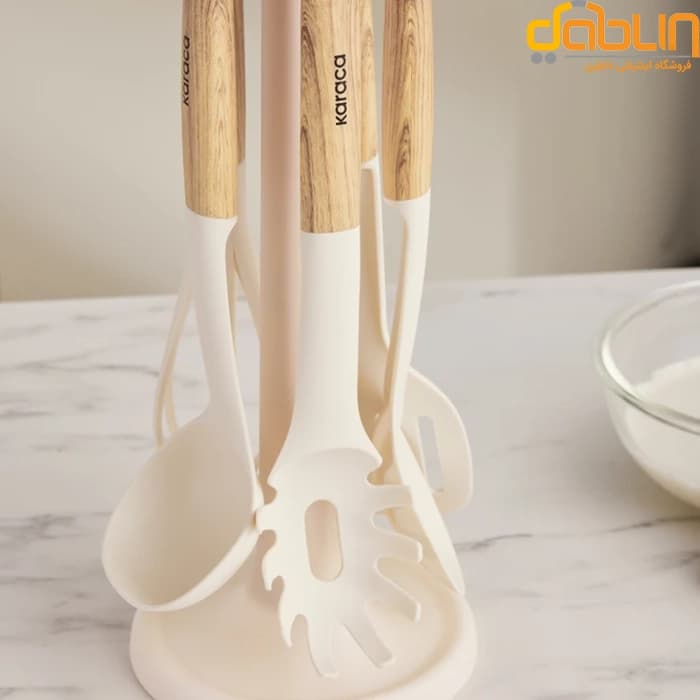 سرویس کفگیر ملاقه 6 پارچه کاراجا مدل melly — تصویر ۶