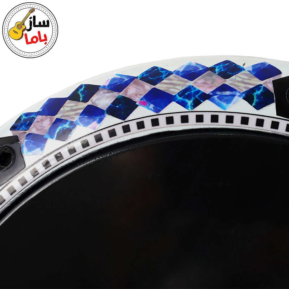 تمپو پژواک طرح جوهرالفن سفید آبی — تصویر ۶