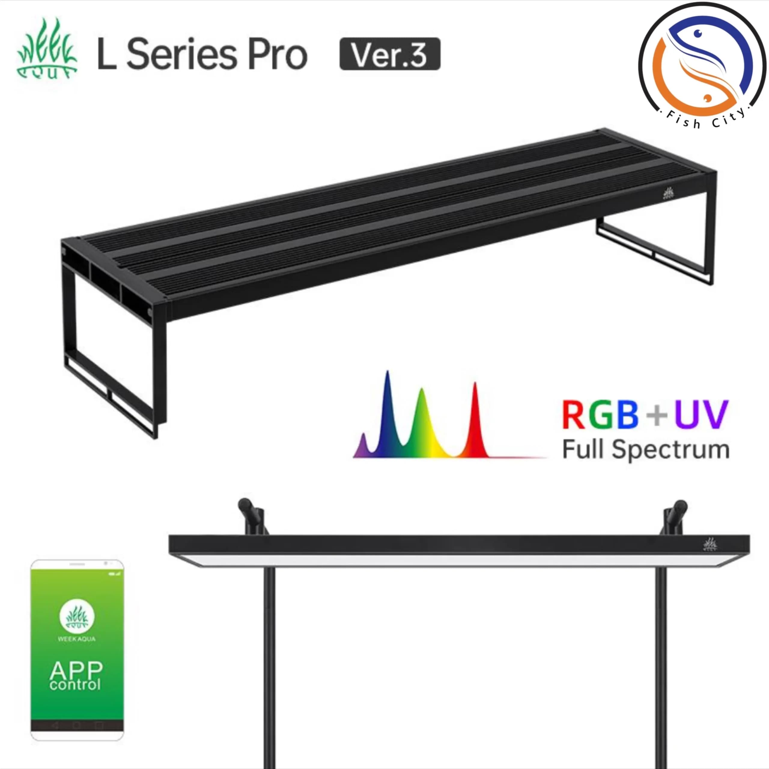 ال ای دی اکواریوم ویک اکوا مدل L900PRO-K