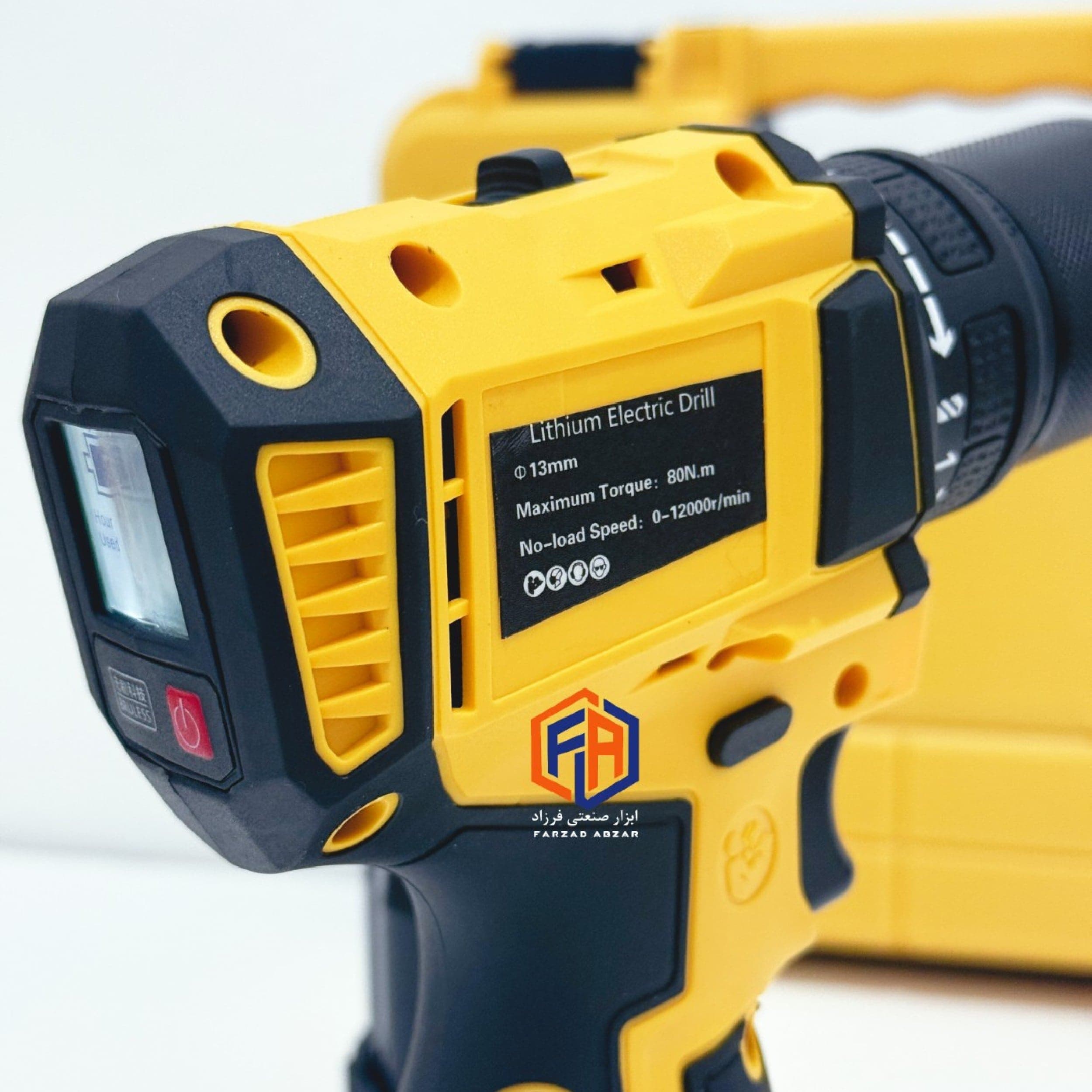 دریل شارژی دیوالت 24 ولت دیجیتالی مدل DEWALT-24 — تصویر ۵
