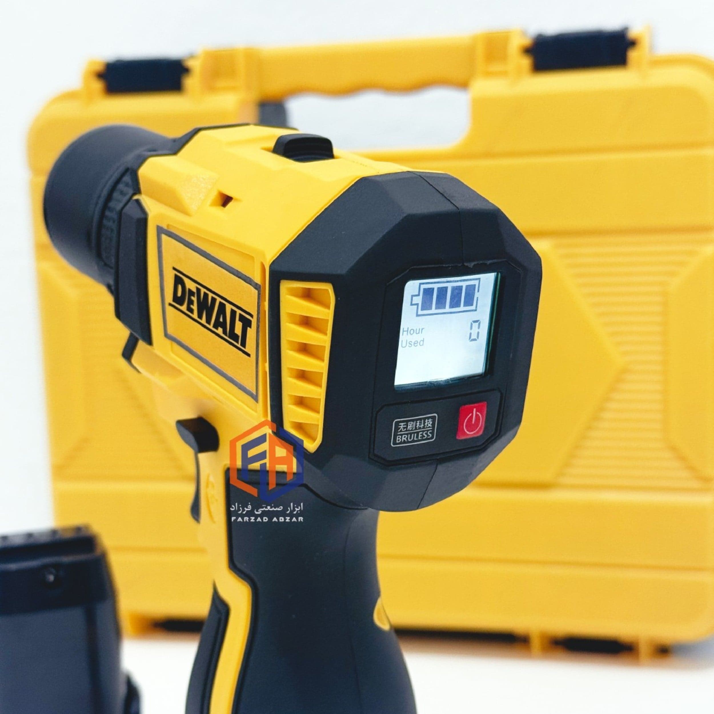 دریل شارژی دیوالت 24 ولت دیجیتالی مدل DEWALT-24 — تصویر ۴