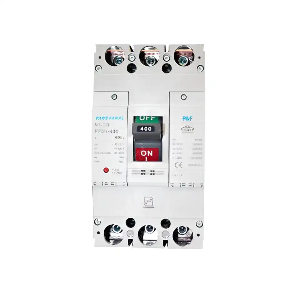 کلید اتوماتیک 400 آمپر غیر قابل تنظیم حرارتی- مغناطیسی PF3N-400 پارس فانال — تصویر ۲