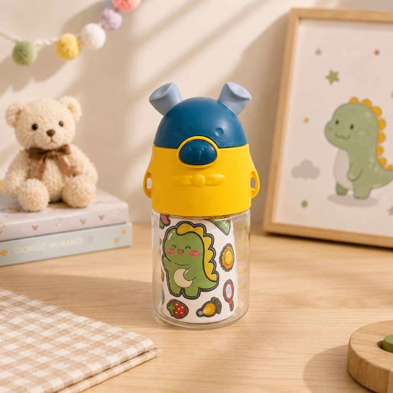 قمقمه space bear بدون دسته — تصویر ۲