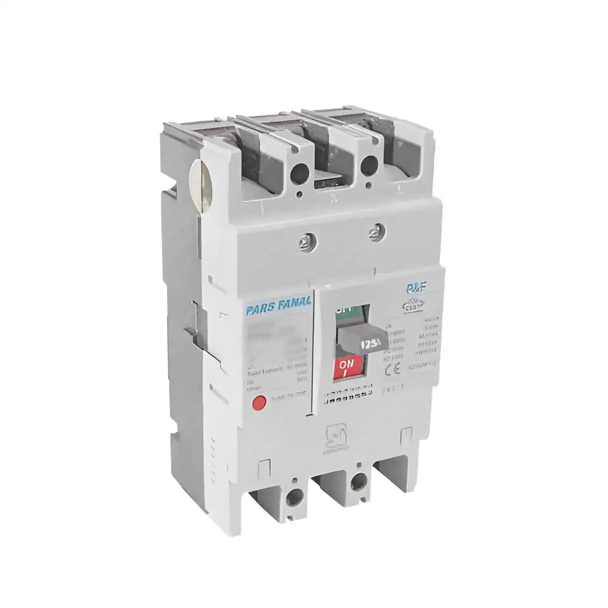 کلید اتوماتیک 1250 آمپر غیر قابل تنظیم حرارتی- مغناطیسی PF3N-1250 پارس فانال