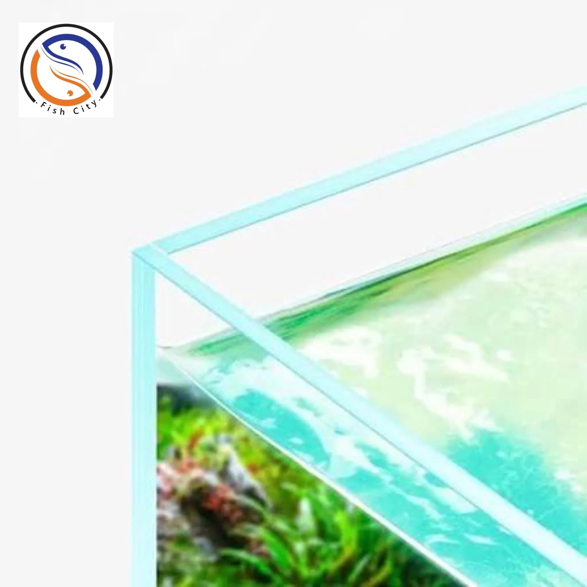 اکواریوم ریملس برند اکوا سایز 40-40-40 ضخامت شیشه 6 میل — تصویر ۳