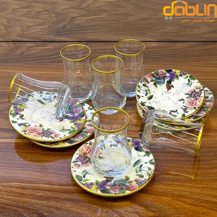 سرویس چای خوری 12پارچه گونول گنجشک — تصویر ۳