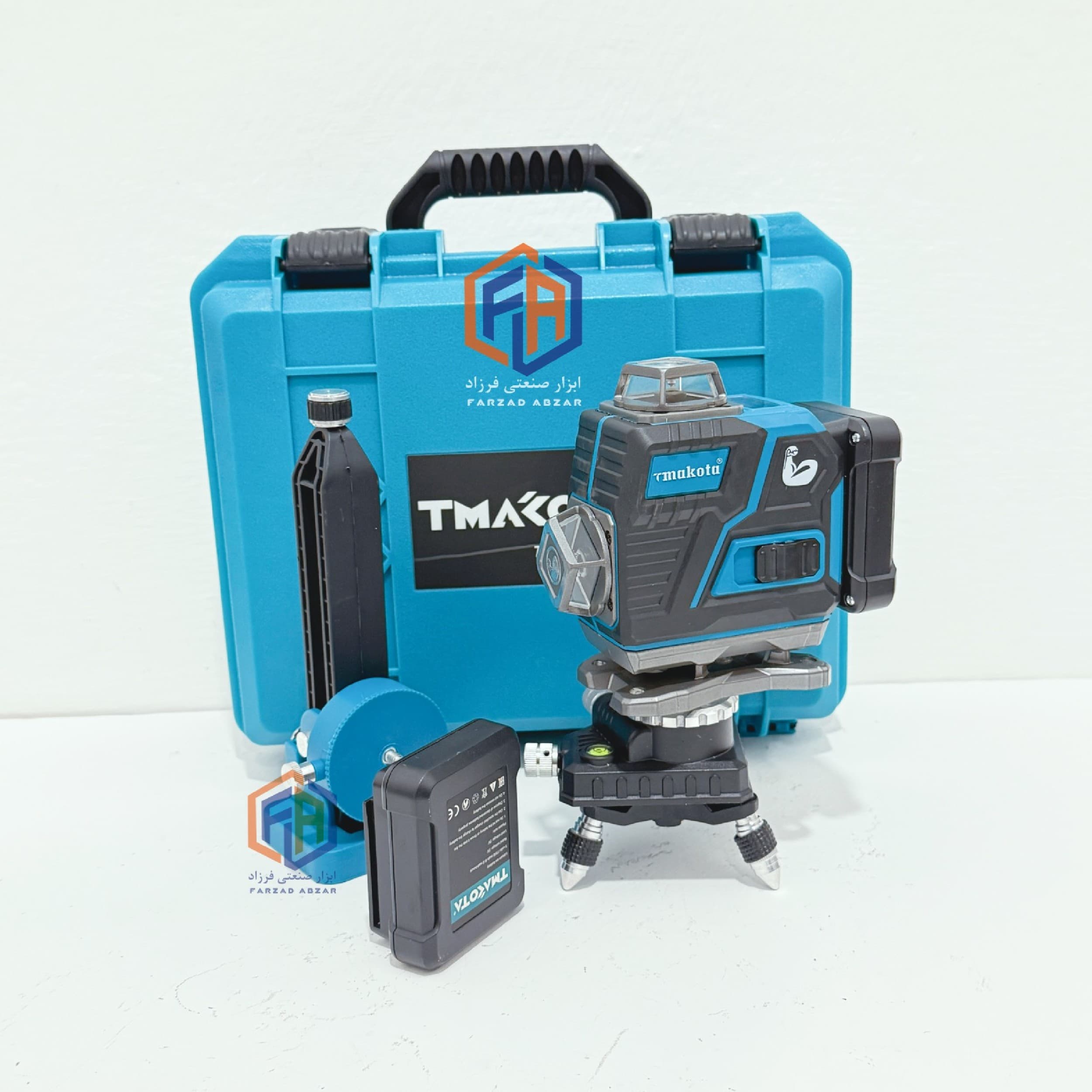 تراز لیزری ماکوتا سه لنز چرخشی مدل TM-4D22WF — تصویر ۲