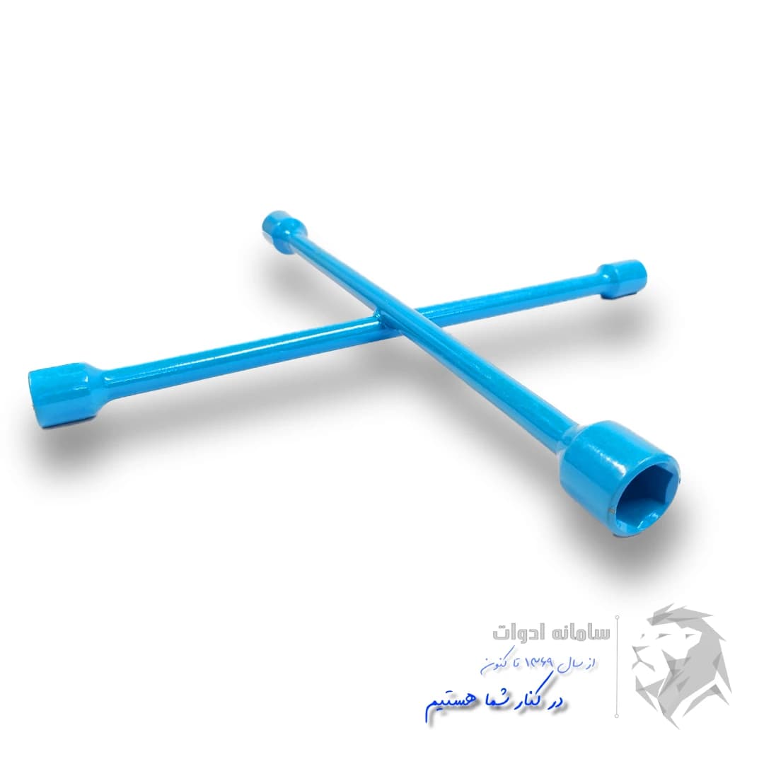 آچار چرخ (فولاد کربنی_صنعتی) چهار پر ماشین | مدل 252 — تصویر ۲