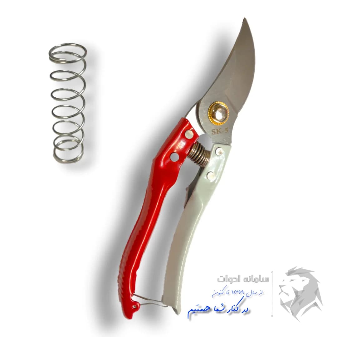 قیچی باغبانی تیغه SK5 با فنر اضافه — تصویر ۲