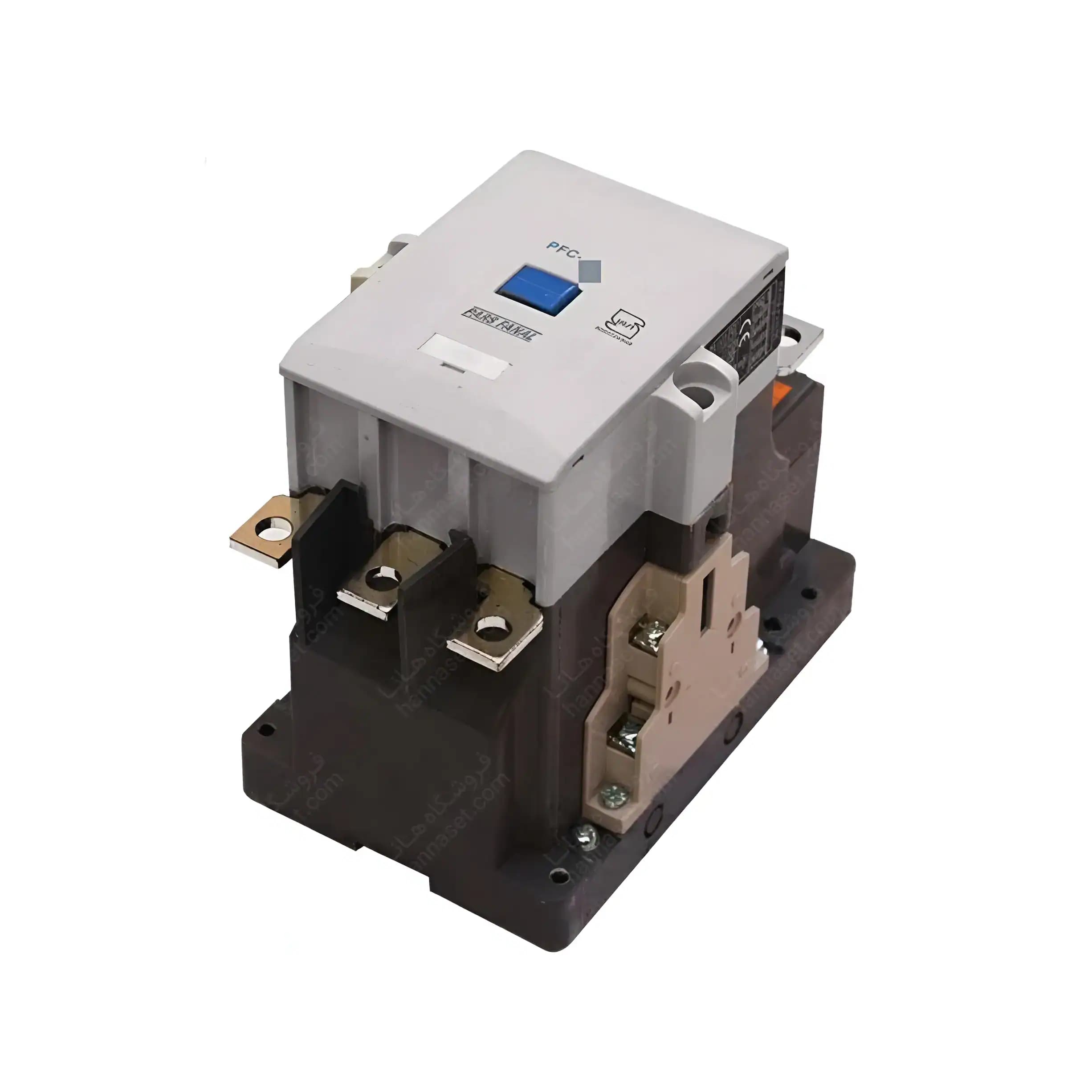 کنتاکتور 150 آمپر، 75 کیلووات، بوبین AC 110-220 مدل 150-PFC پارس فانال — تصویر ۲