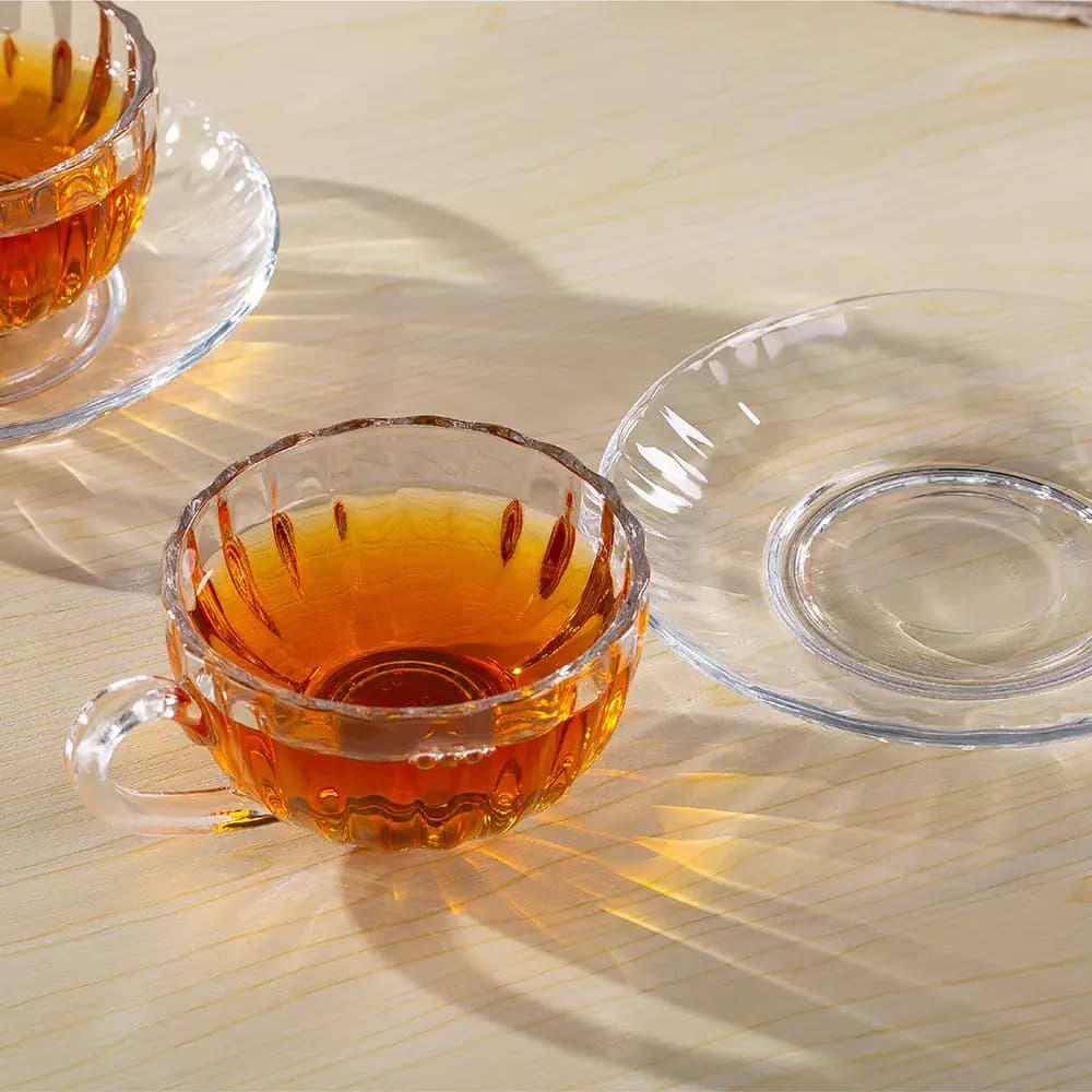 فنجان نعلبکی مدل antorca دلی گلس deli glass — تصویر ۷
