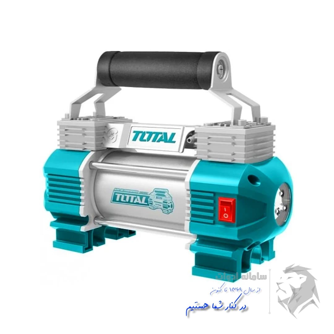 کمپرسور باد فندکی دو سیلندر توتال مدل TTAC2506 — تصویر ۶