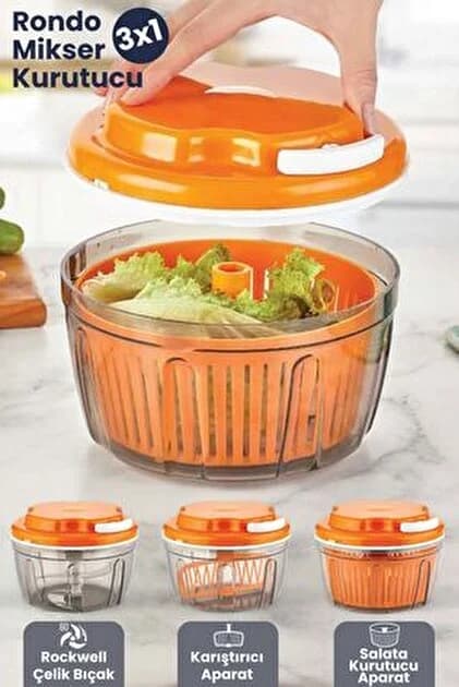 خردکن همزن و سبزی خشک کن دستی نخی ونکن URVE-3113 — تصویر ۵
