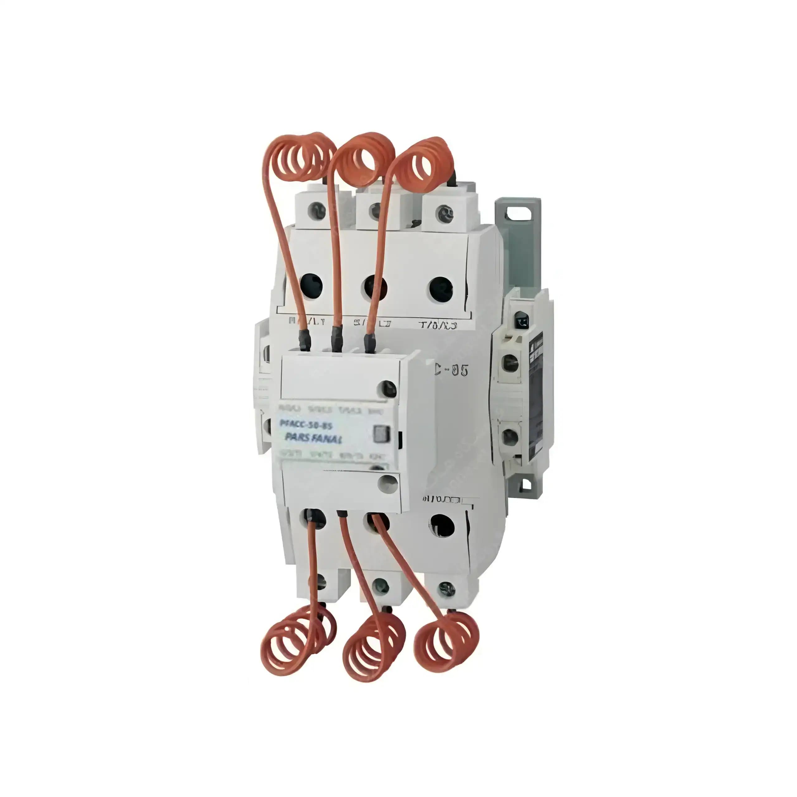 کنتاکتور خازنی 60 کیلوواری مدل PFC85-PFACC50-85 برند پارس فانال