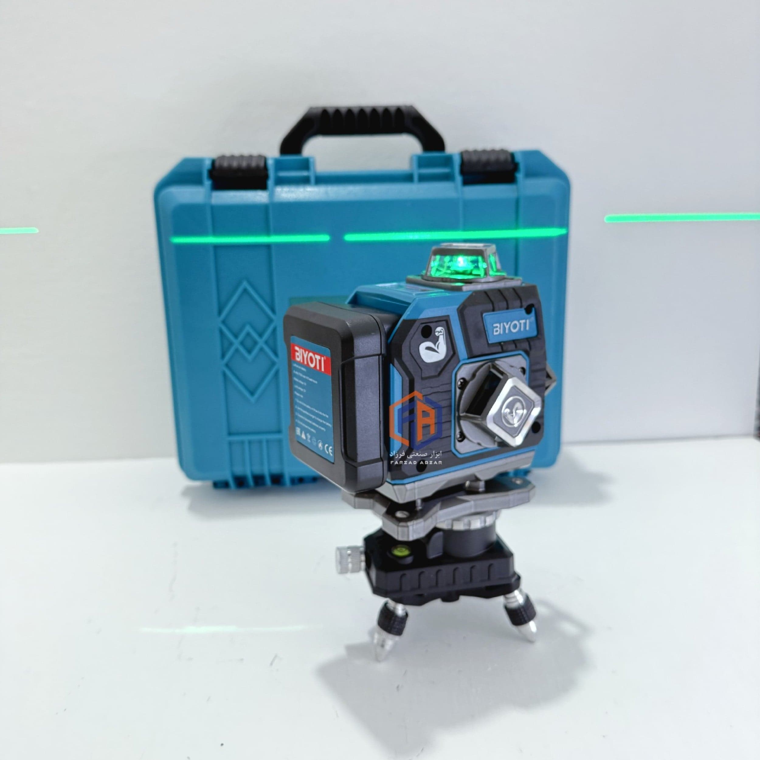 تراز لیزری لنز چرخشی بیوتی 4 بعدی مدل BYT-4D17LL — تصویر ۳