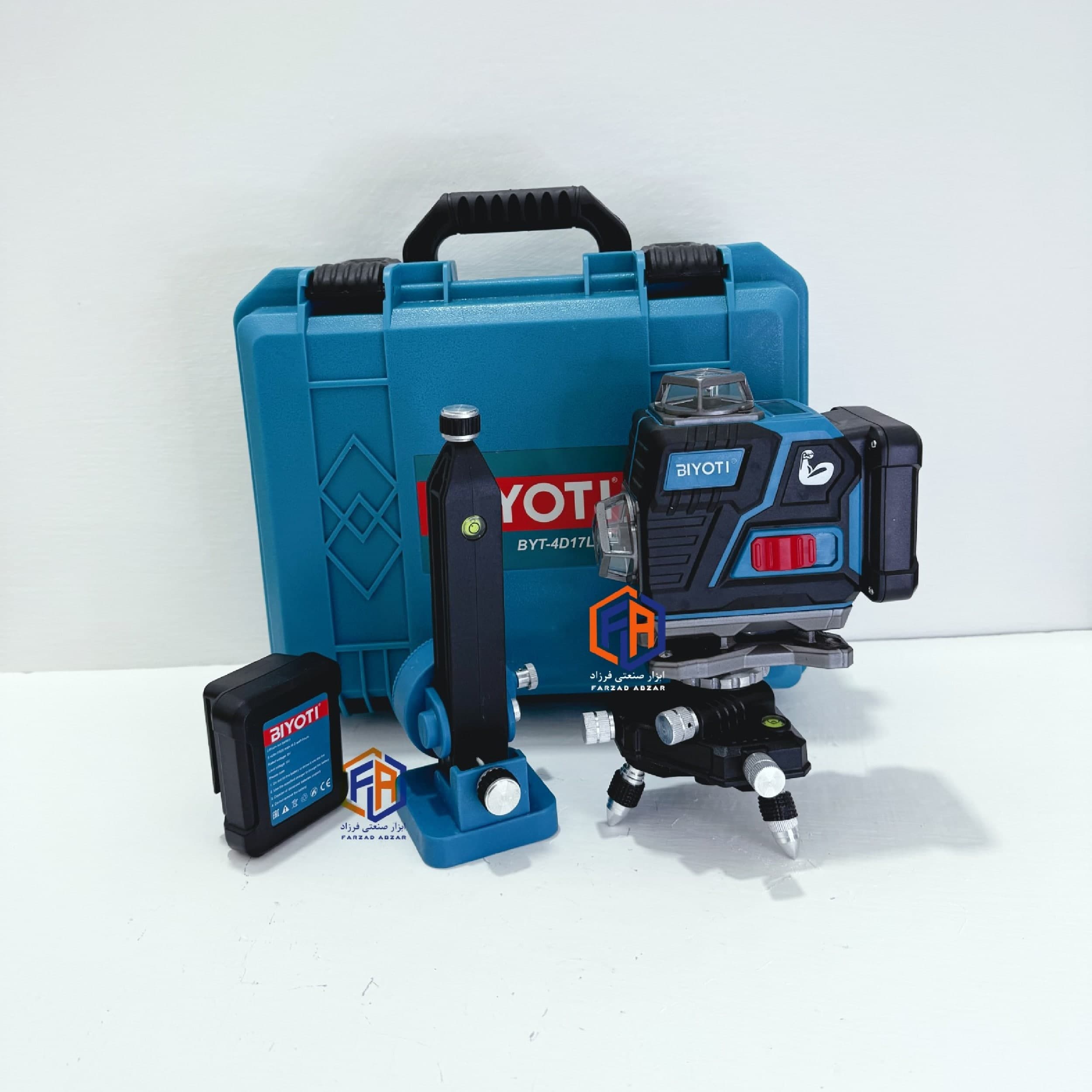 تراز لیزری لنز چرخشی بیوتی 4 بعدی مدل BYT-4D17LL — تصویر ۲