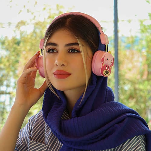 هدفون فانتزی کرومی مدل AH-807Y — تصویر ۳