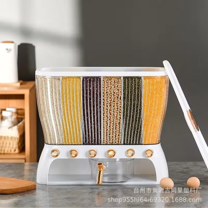 جا حبوباتی 6 خانه وارداتی VT 1735 — تصویر ۶