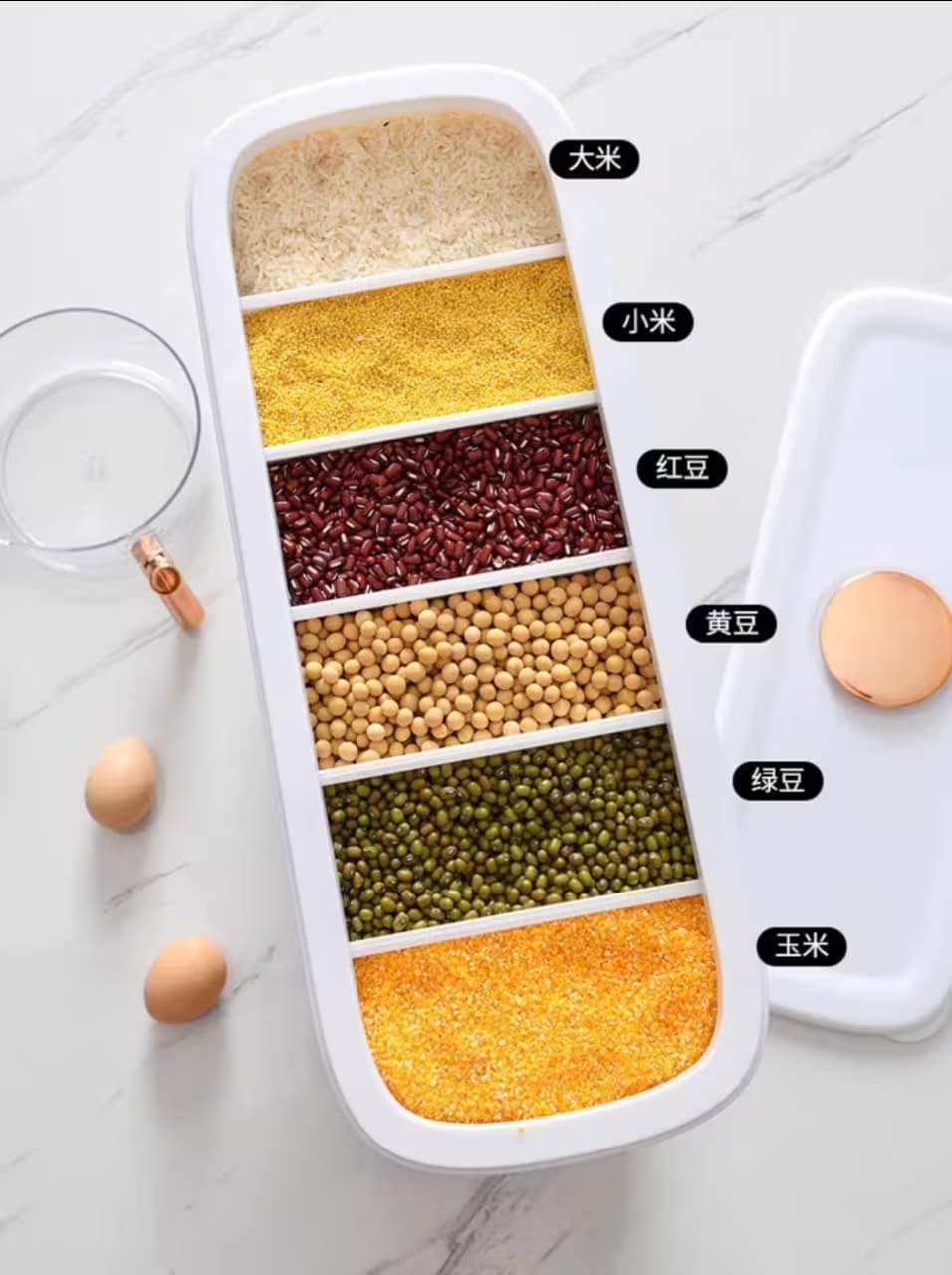 جا حبوباتی 6 خانه وارداتی VT 1735 — تصویر ۵