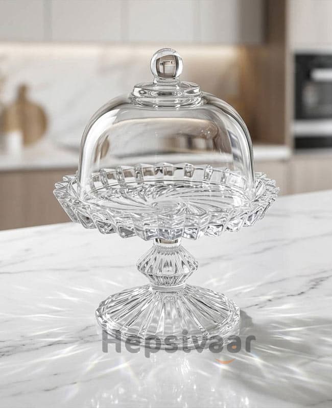 کاپ کیک خوری پایه دار جنوا JT GLASS — تصویر ۳