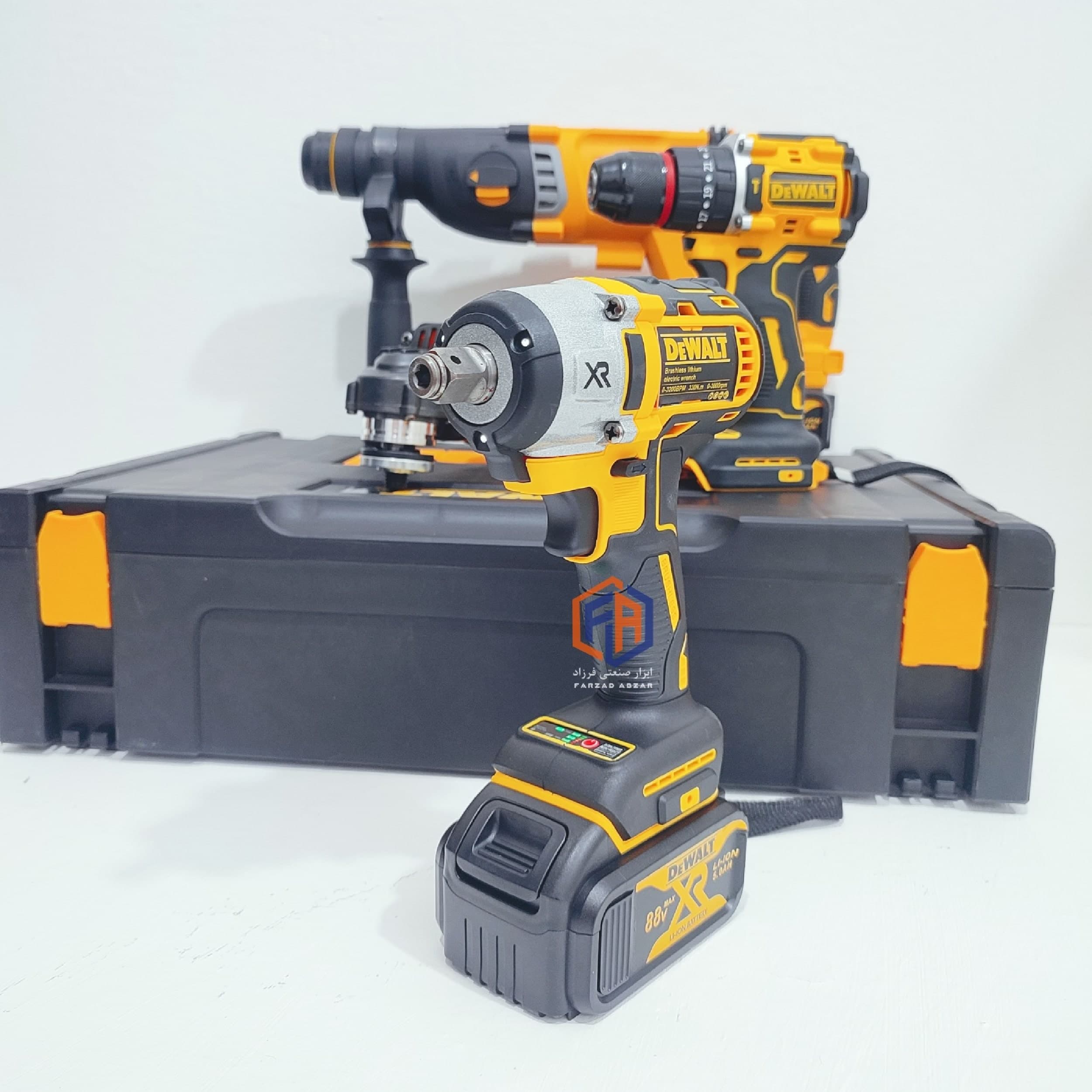 پک چهار قلوی دیوالت موتور براشلس مدل DEWALT-88 — تصویر ۶