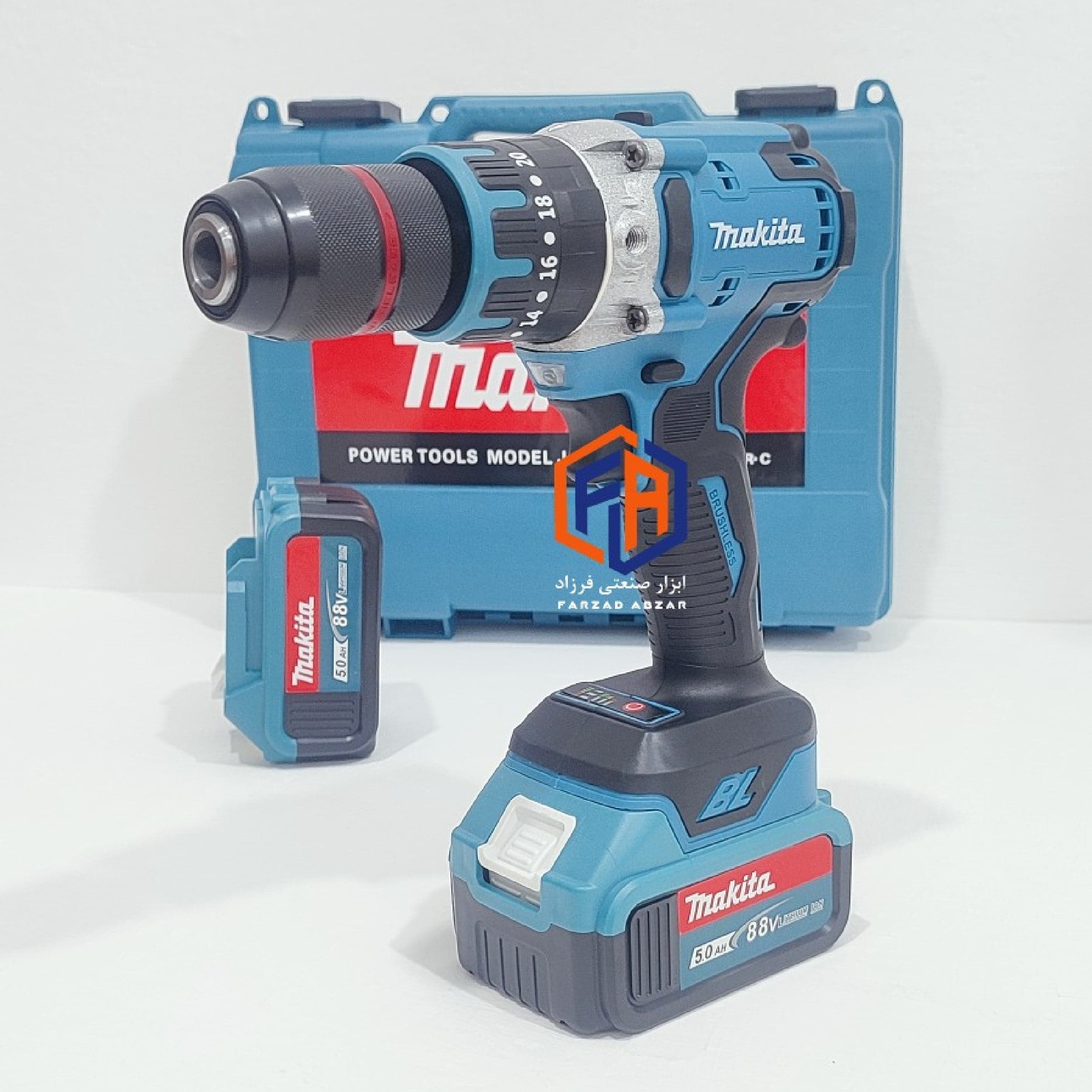 دریل شارژی موتور براشلس ماکیتا 88 ولت مدل 88W-XR