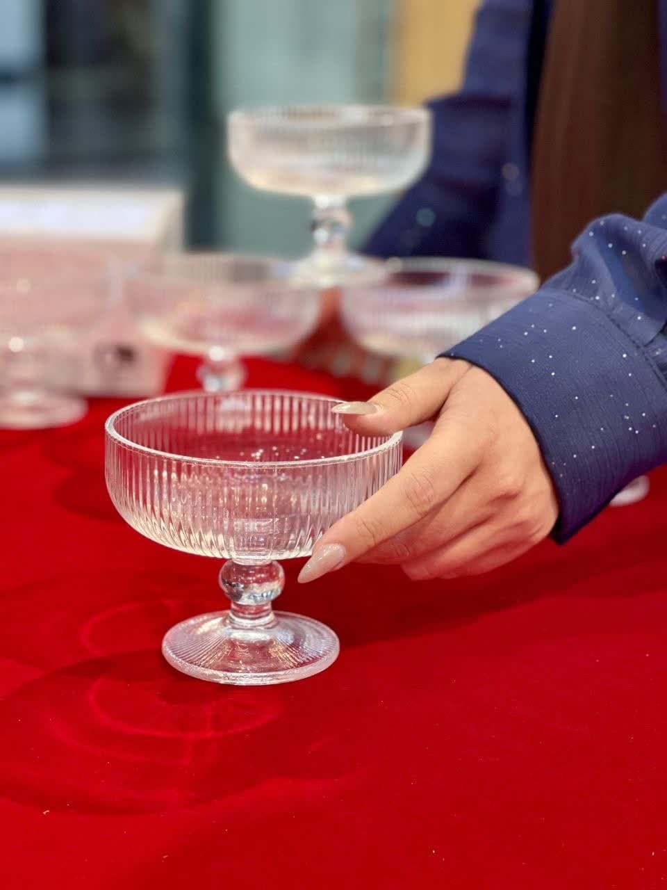 دسرخوری پایه کوتاه ZUNYA دلی گلس DELI GLASS — تصویر ۳