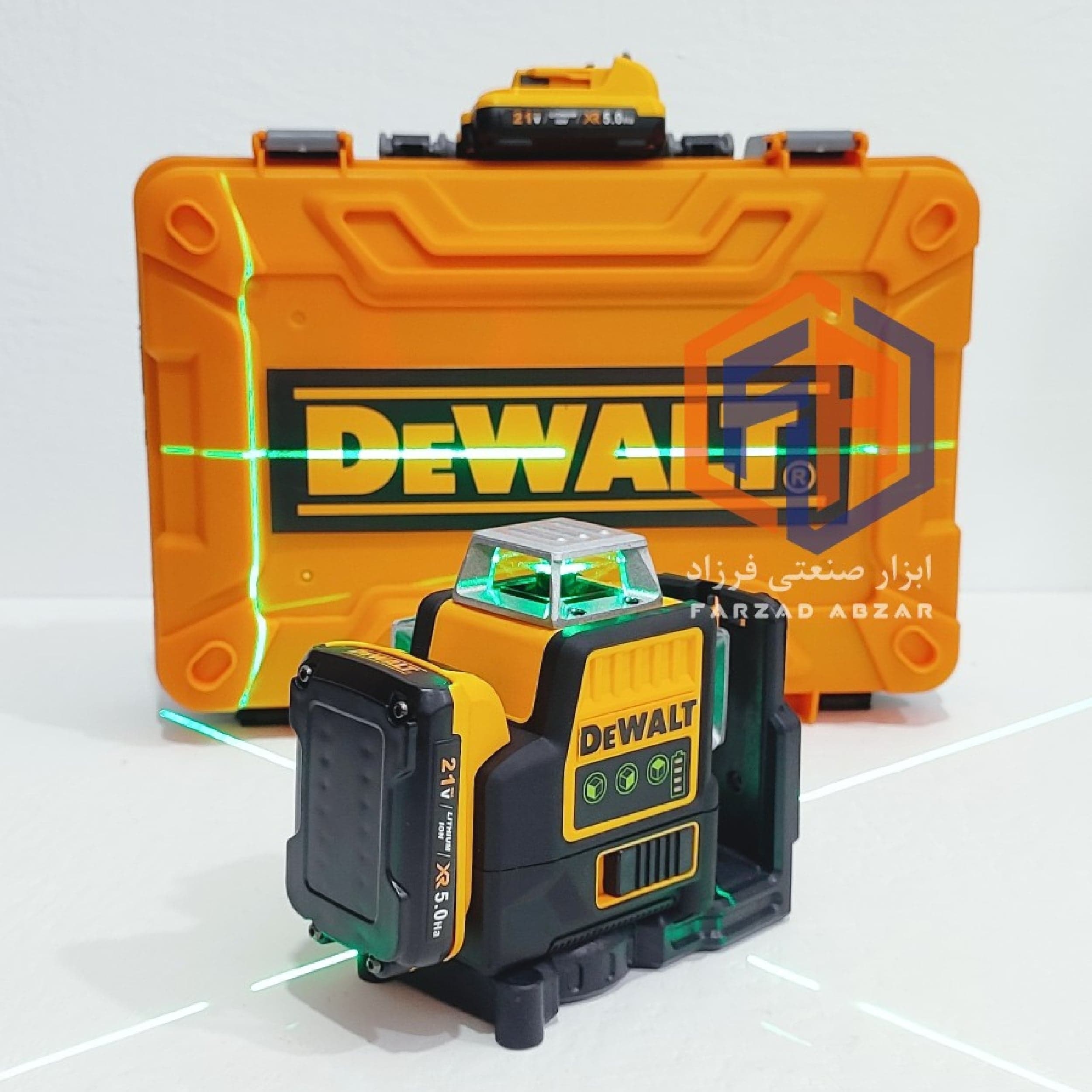 تراز لیزری سه بعدی دیوالت مدل 12V — تصویر ۴