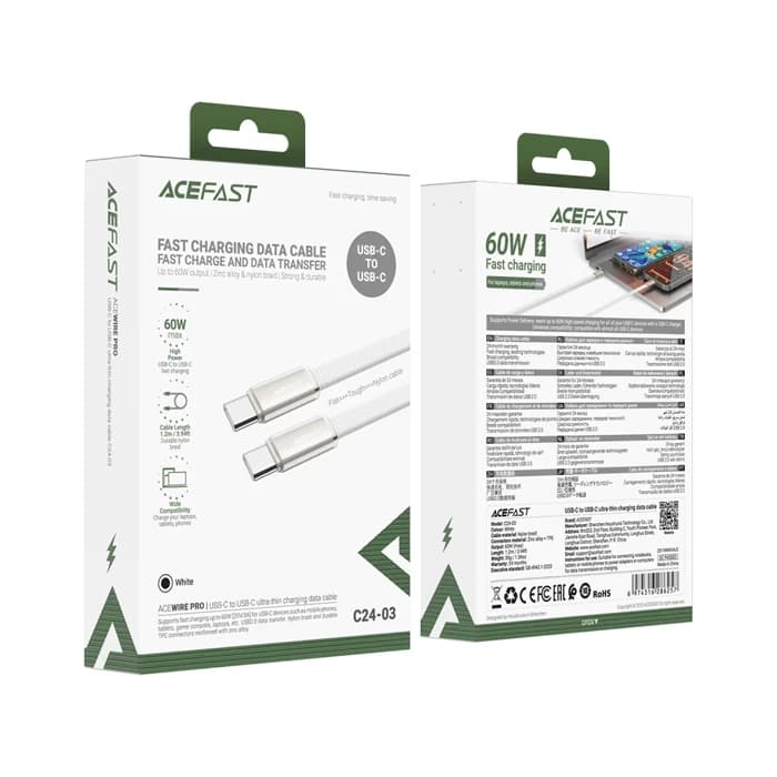 کابل شارژ سریع تایپ C ایست فست مدل C24-03 — تصویر ۴