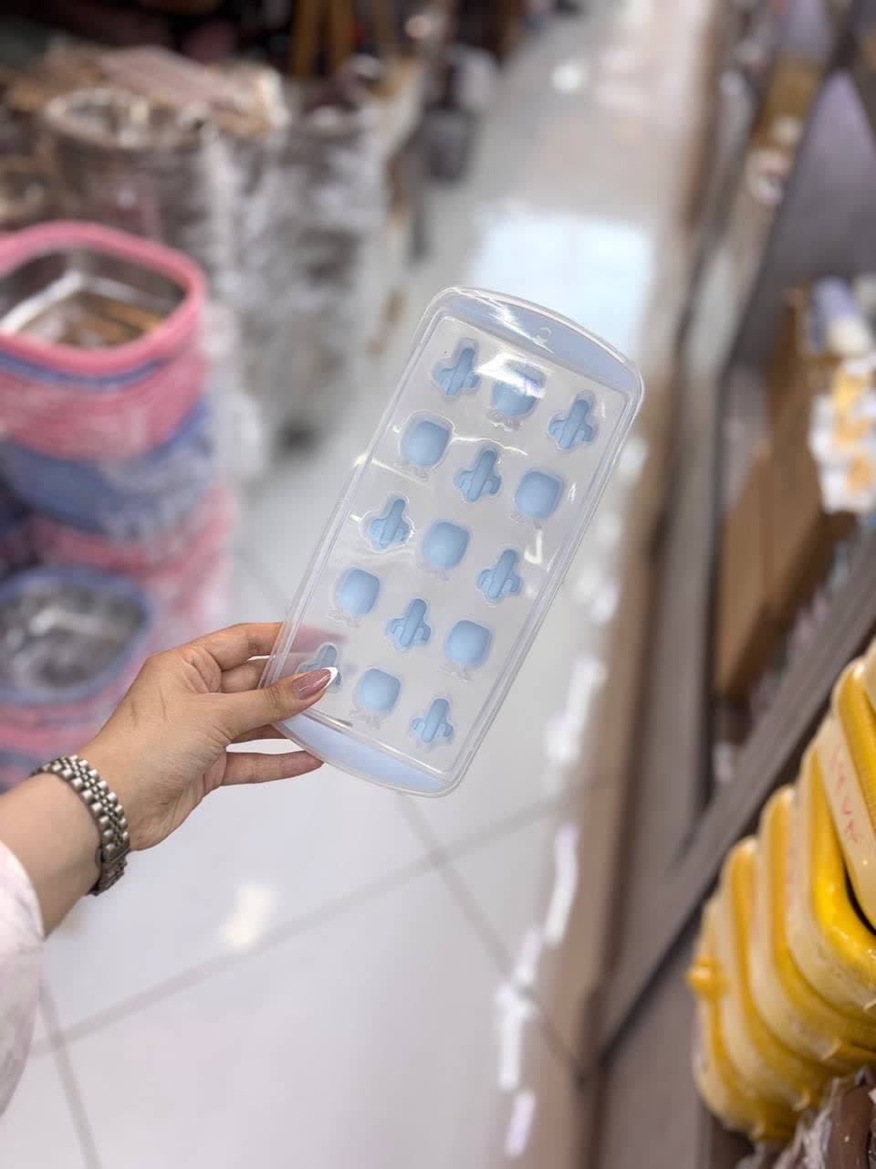 جا یخی سیلیکونی رنگی طرح کاکتوس وارداتی — تصویر ۵