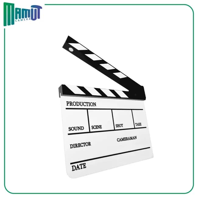 کلاکت سفید Clapperboard white