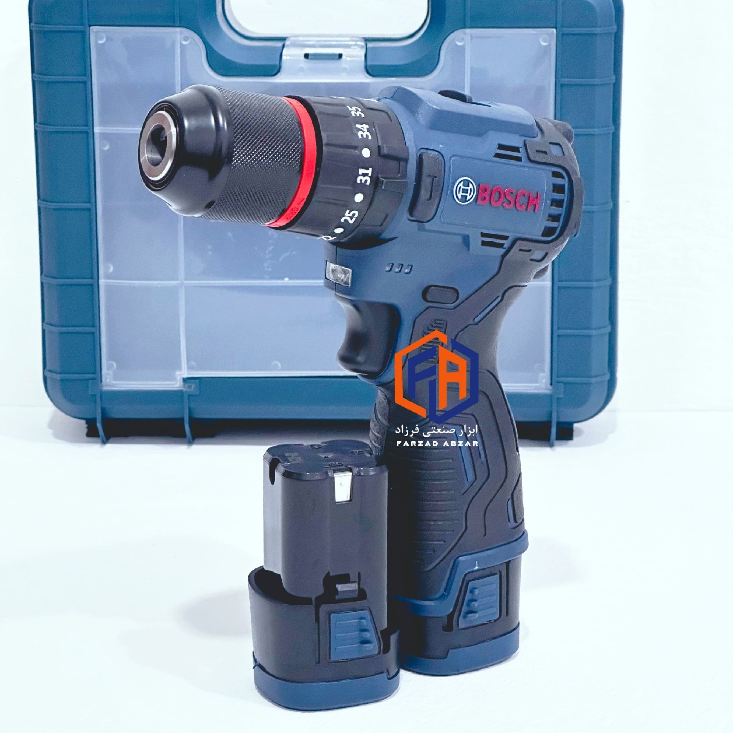 دریل شارژی موتور براشلس بوش 24 ولت سه نظام فلزی مدل BOSCH-13