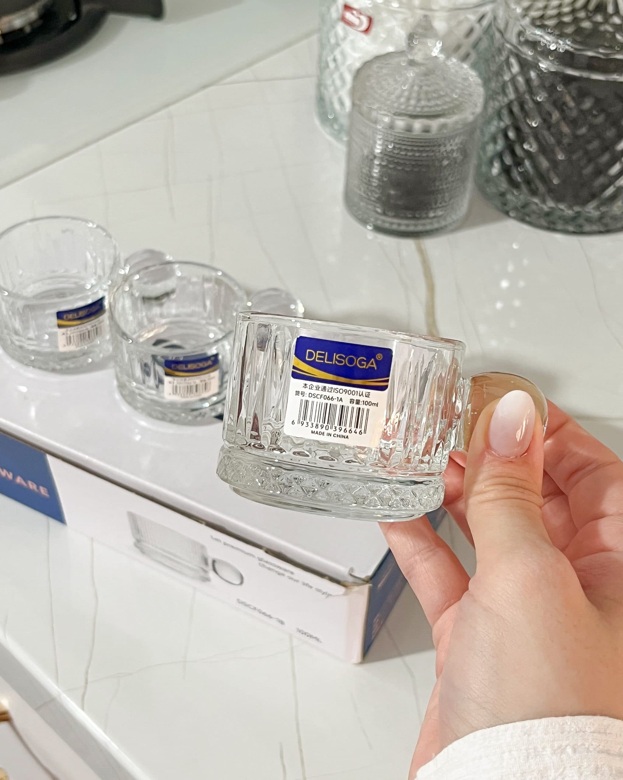 فنجان قهوه خوری طرح الیسا دلی گلس Deliglass — تصویر ۴