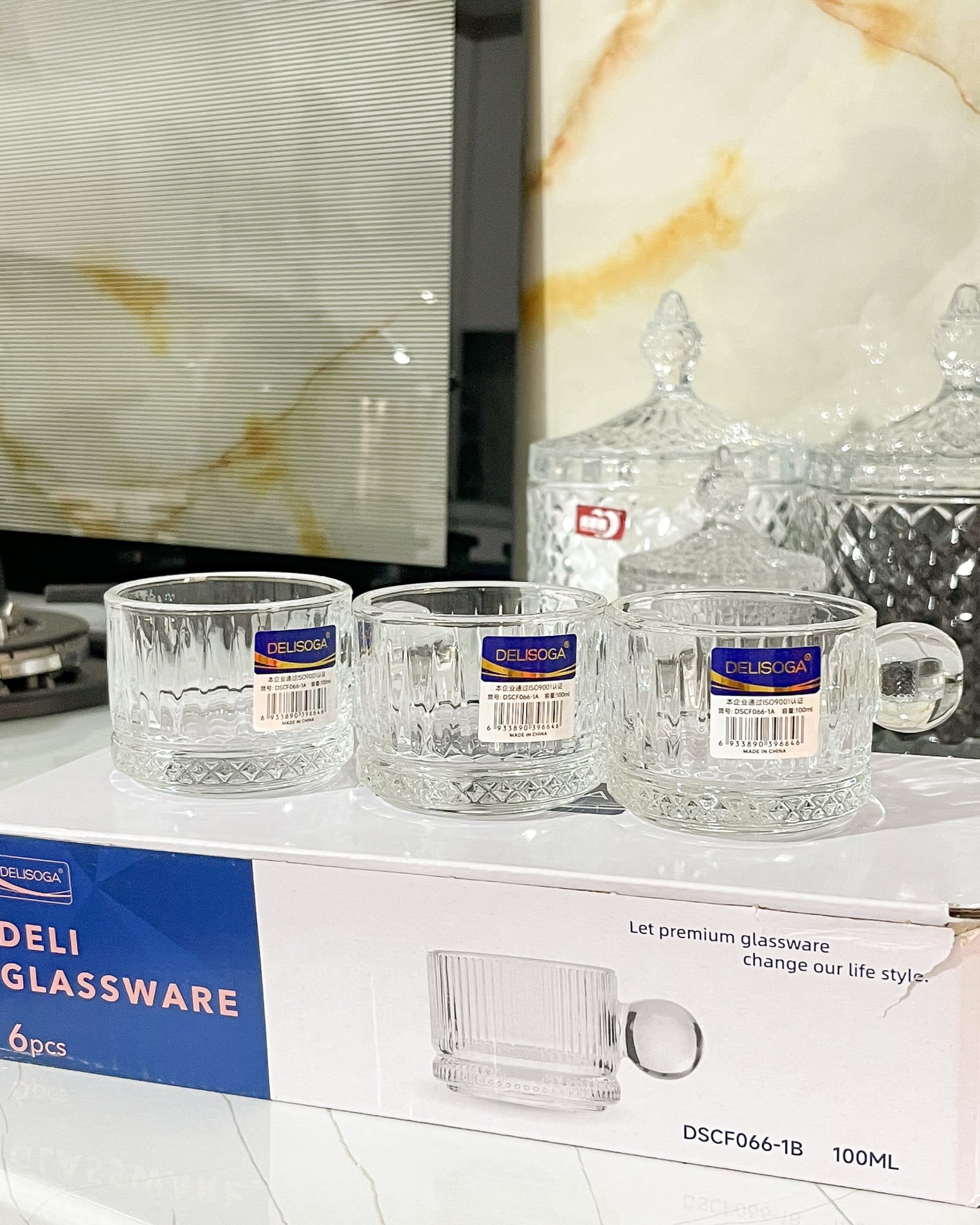 فنجان قهوه خوری طرح الیسا دلی گلس Deliglass — تصویر ۳
