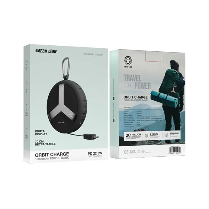 پاور بانک 10,000mAh گرین لاین مدل Orbit — تصویر ۴