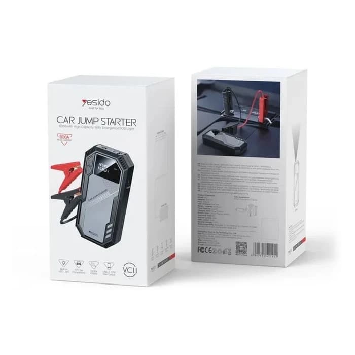جامپ استارتر و پاوربانک 6000mAh یسیدو مدل VC11 — تصویر ۳