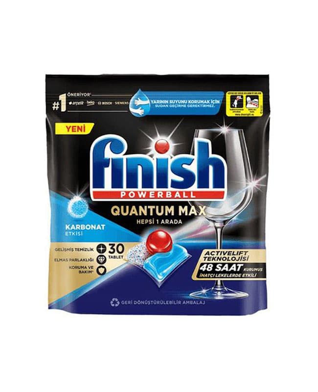 قرص ماشین ظرفشویی فینیش کوانتوم مکس Quantum max بسته 30 عددی