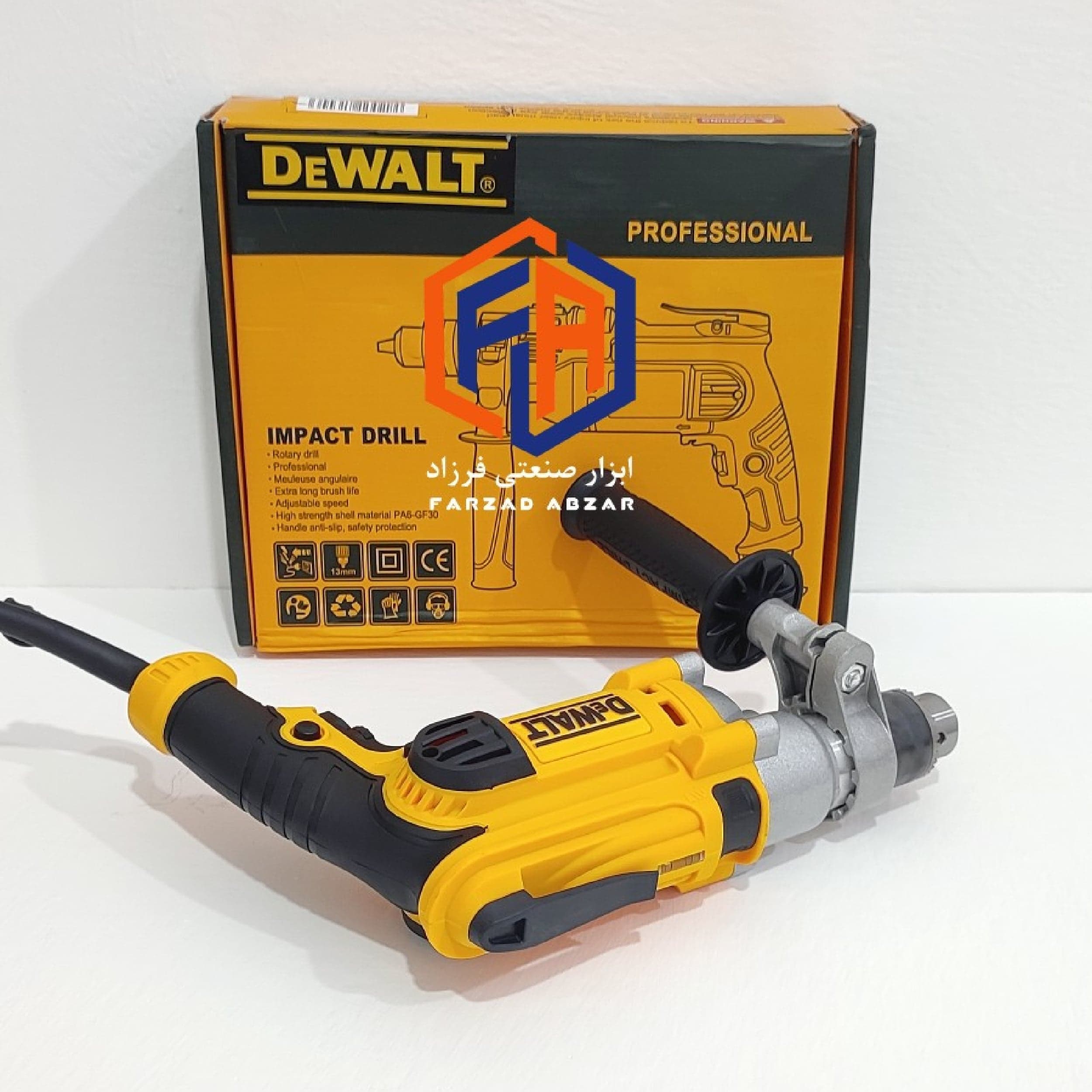 دریل برقی 1250 وات دیوالت مدل DEWALT 2035 — تصویر ۴