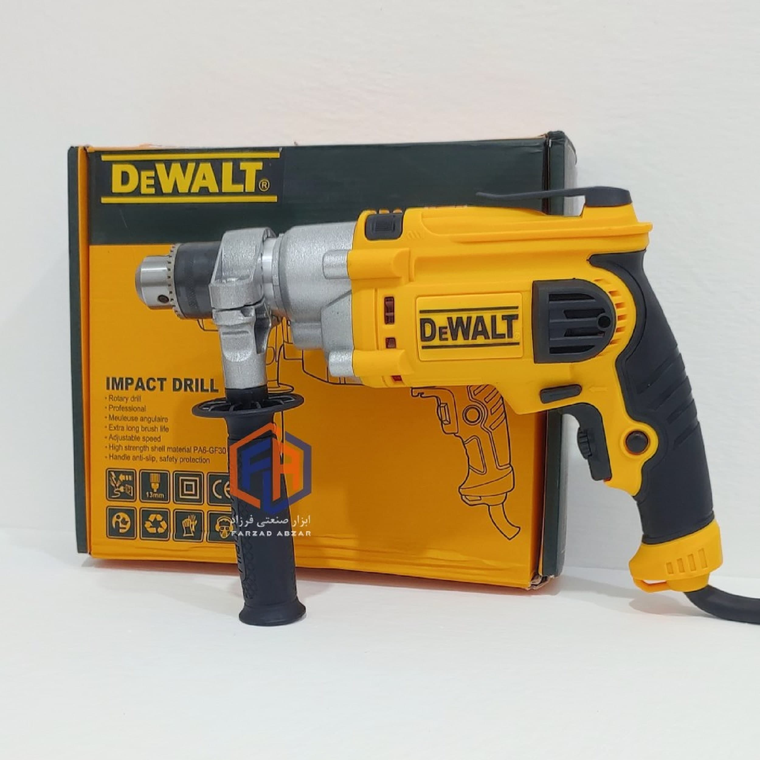 دریل برقی 1250 وات دیوالت مدل DEWALT 2035 — تصویر ۲
