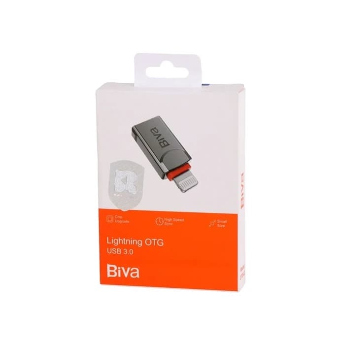 تبدیل OTG آیفون USB-A به لایتنینگ بیوا مدل OTG-02 — تصویر ۴