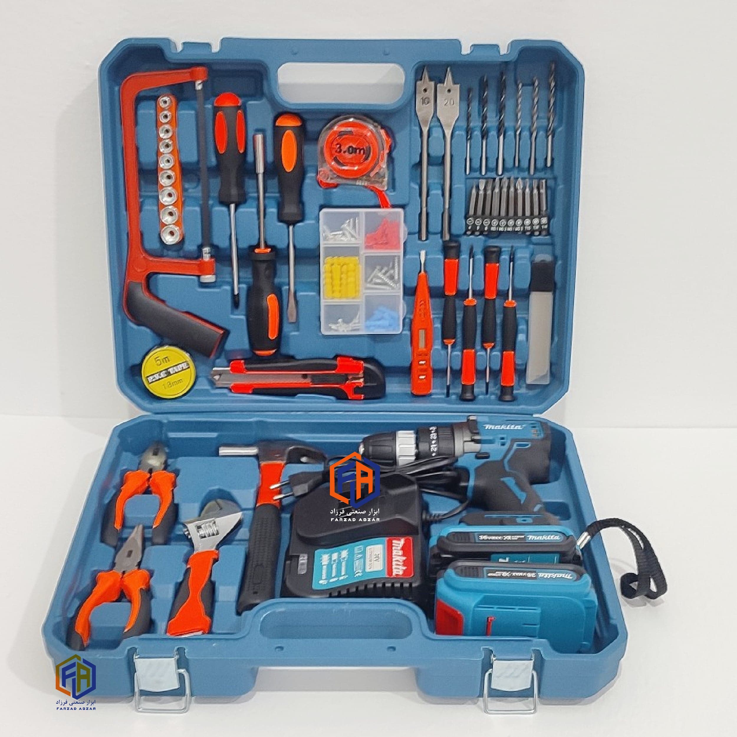 پک دریل شارژی ماکیتا موتور براشلس 36 ولت مدل Brushless 36V — تصویر ۴